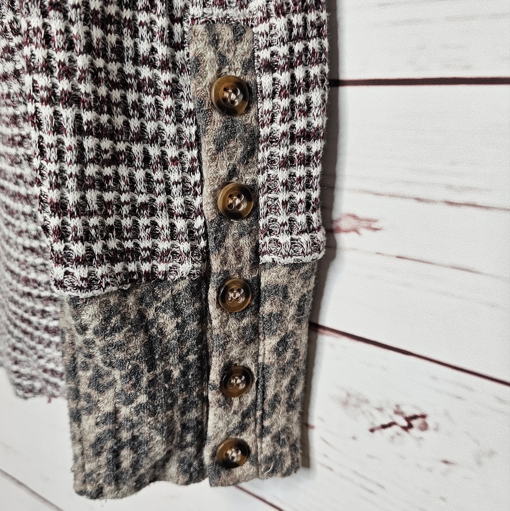 Mystree Striped And Leopard Print Long Sleeve Top - image 4